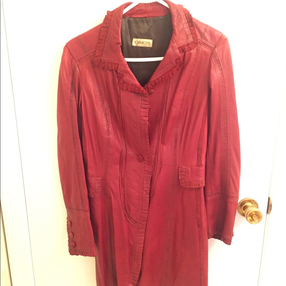 GIMO’S Italian Leather Jacket- EXCELLENT condition